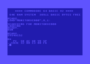 Start screen Monitor C000